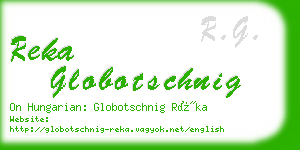 reka globotschnig business card